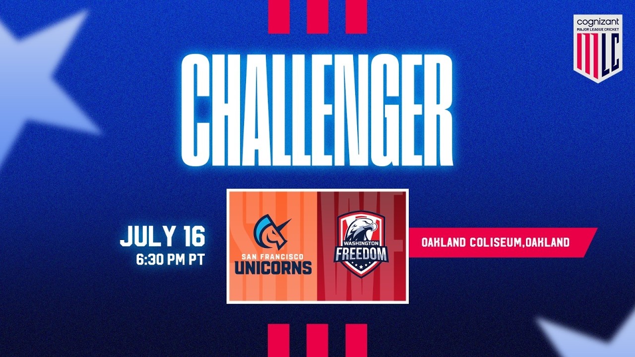 LIVE | San Francisco Unicorns vs Washington Freedom | Cognizant Major League Cricket 2026