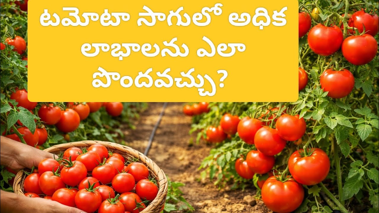 టమోటా సాగులో ఎక్కువ లాభం ఎలా పొందాలి?#farming #rhythu#income#money#profits