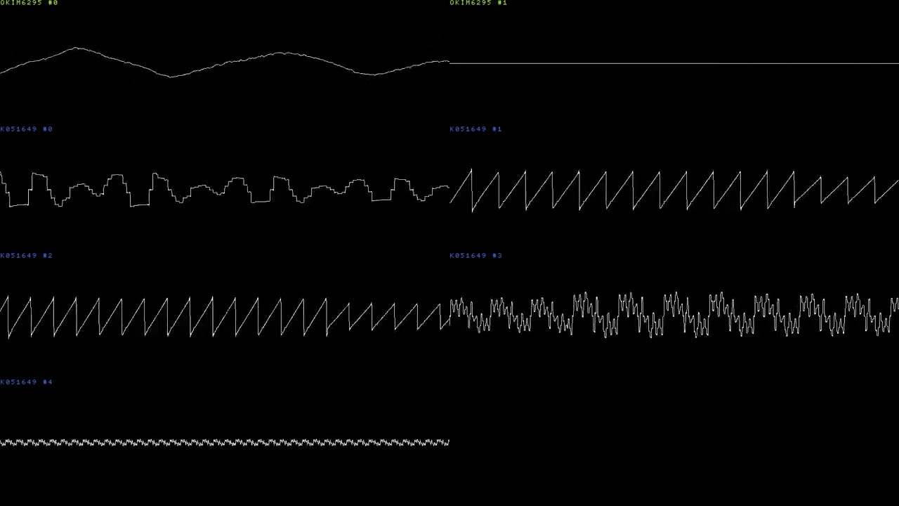 Arcade: Hexion Soundtrack (SCC + OKIM6295) - Oscilloscope View
