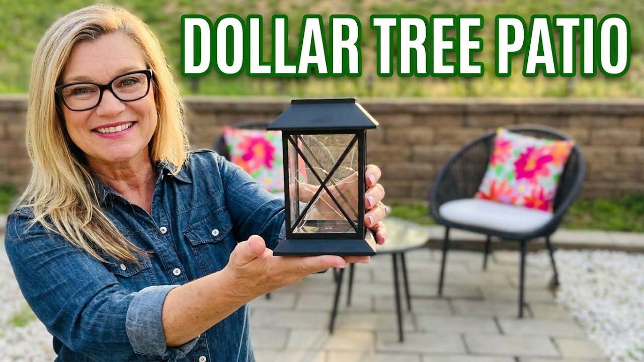 *NEW* Outdoor Patio Redo/Dollar Tree vs Amazon-decorate for less 2024