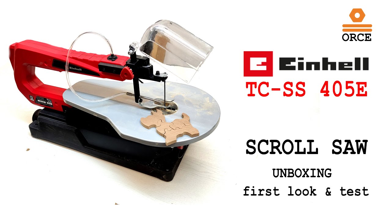 Unboxing, first look & testing of scroll saw EINHELL TC-SS 405E. Tool for you DIY projects,.