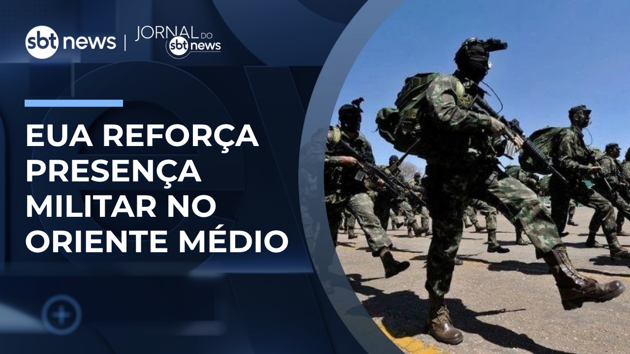 EUA enviam tropas e reforçam presença no Oriente Médio | #JornaldoSBTNews