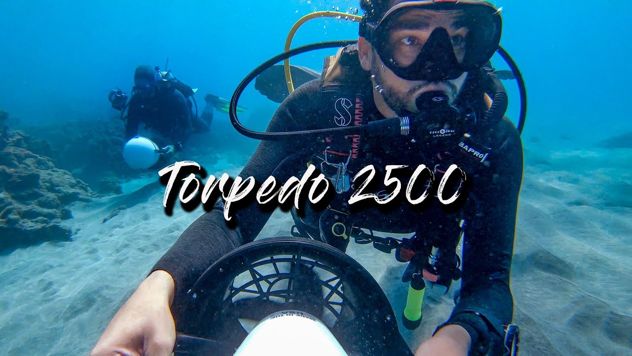 I tried an underwater scooter for the first time (Torpedo 2500)
