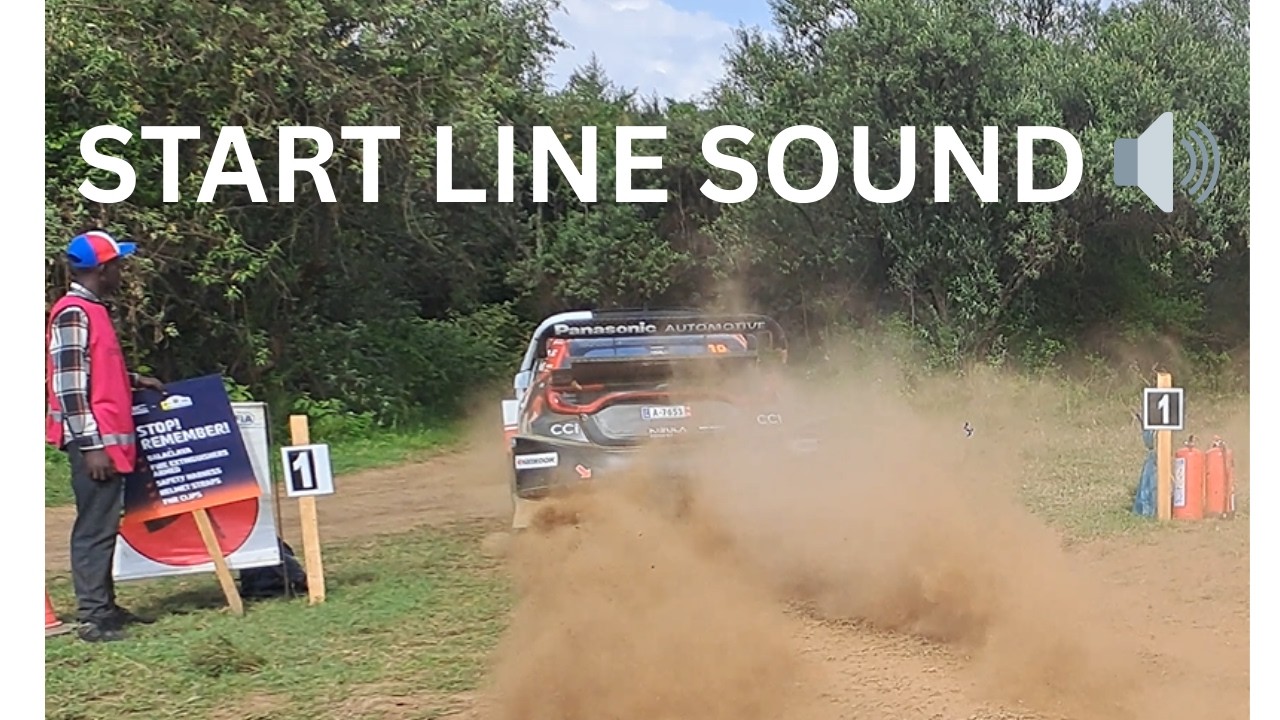 BRUTAL Rally1 Launch Sound 🔊 | 6m From Start Line | Loldia | Safari Rally Kenya
