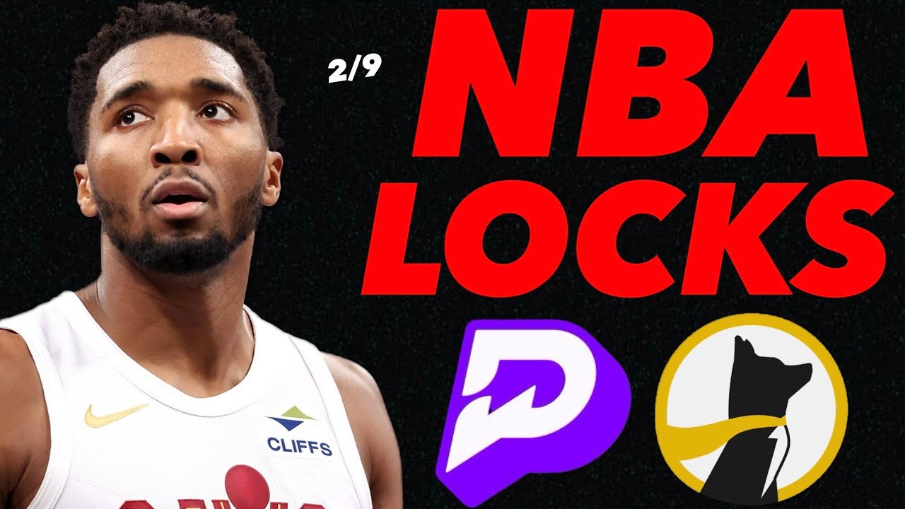 PRIZEPICKS NBA MONDAY 2/9/26 - FREE PICKS!!!  (4-0 NBA RUN!!!) - BEST PLAYER PROPS - NBA TODAY