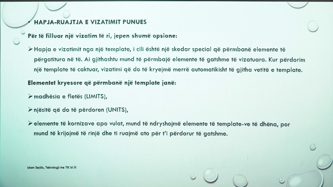9 10 001 - Java e parë - Teknologji me TIK - Elementet kryesore të dritarës së programit
