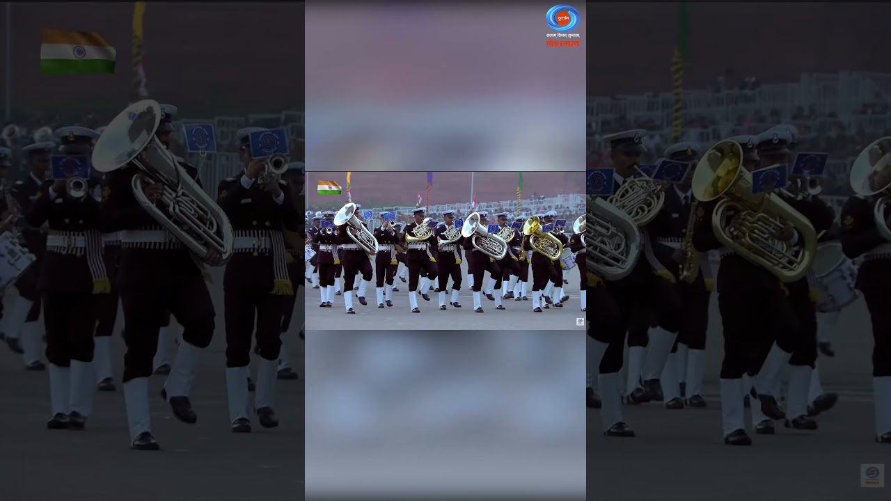 The &lsquo;Beating The Retreat&rsquo; Ceremony 2026 at Vijay Chowk witnesses the Naval Band