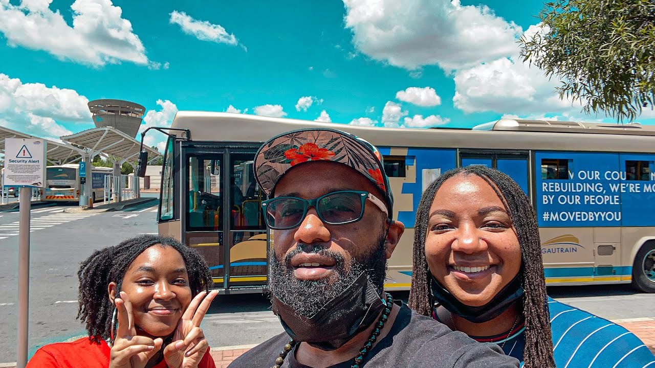 Is Public Transportation in Johannesburg SA the BEST in the World? Catching the High Speed Gautrain