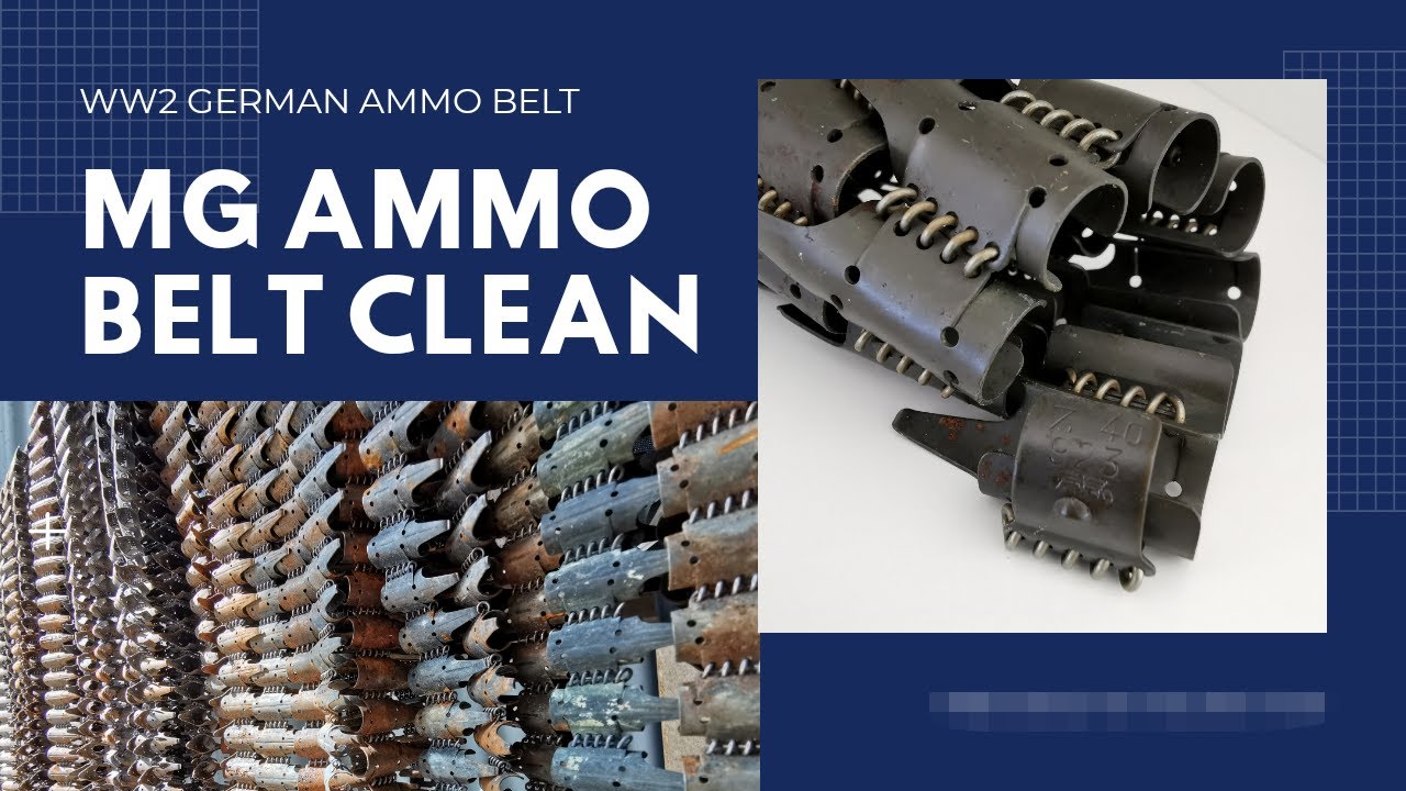 GERMAN WW2 MG34-42 AMMO BELT RESTORATION