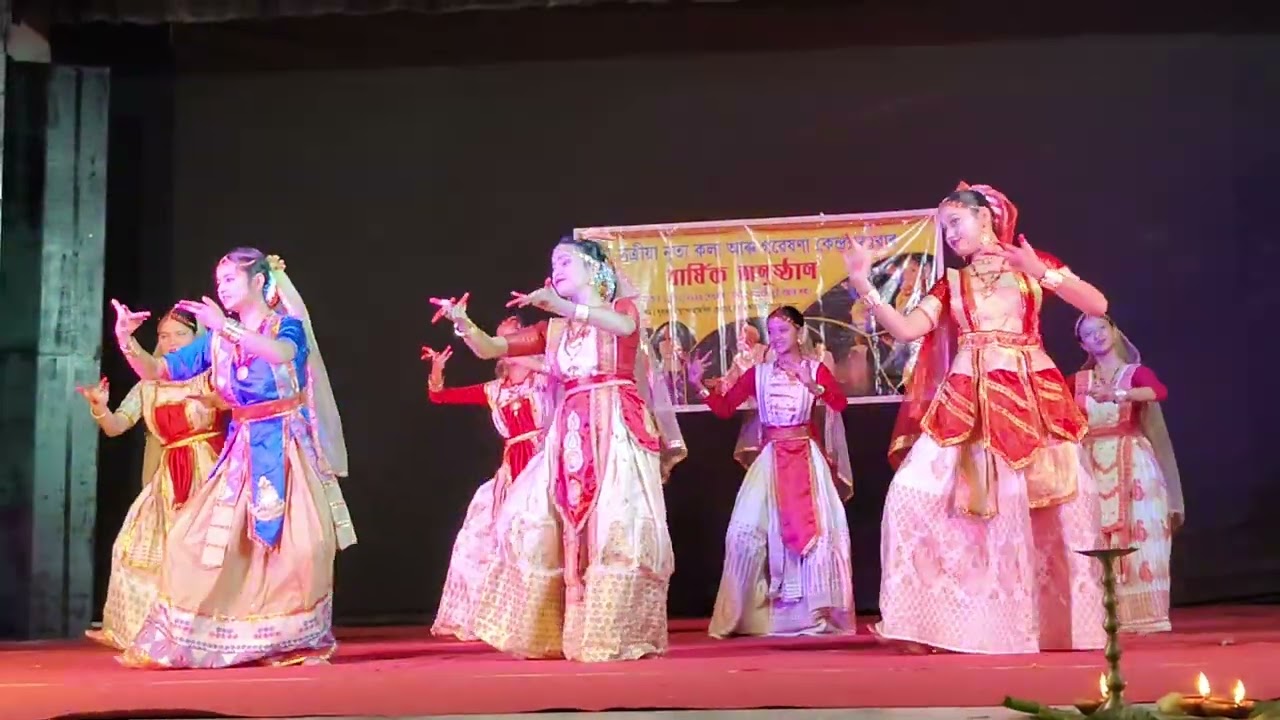 সত্ৰীয়া নৃত্য।।অনুসূয়া দত্ত।। ৰীনি।।