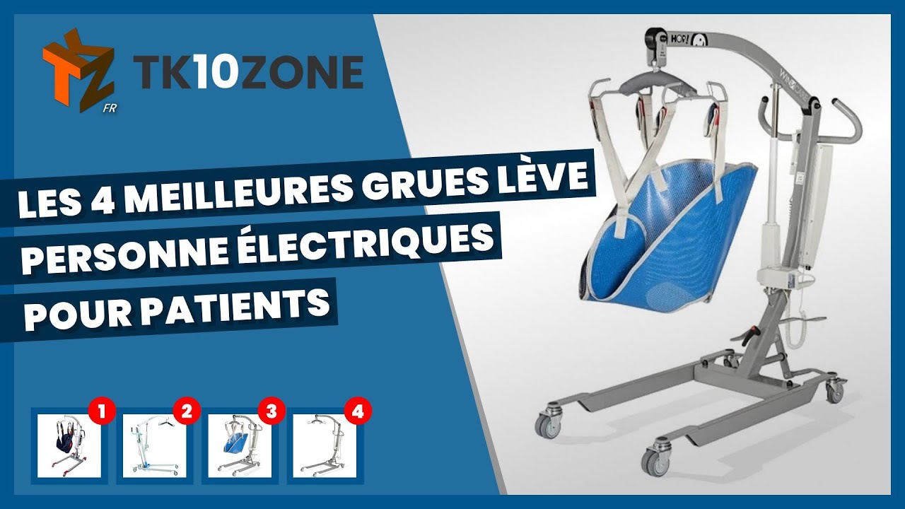 Les 4 meilleures grues personne électriques pour soulever patients, personnes âgées et handicapées