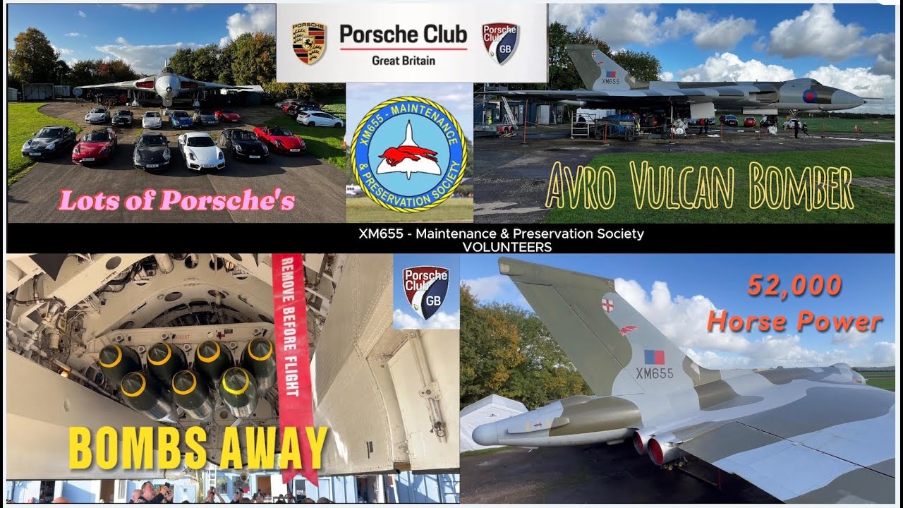 Porsche Club GB visits a VULCAN BOMBER