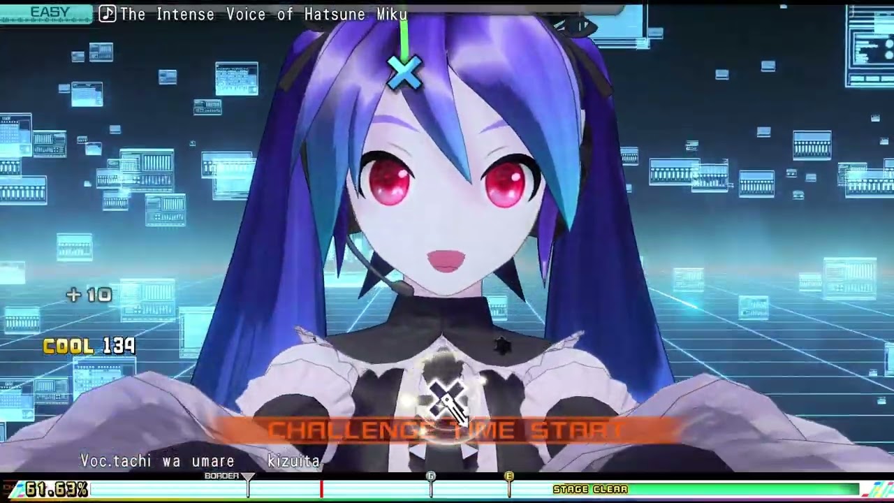 [Project DIVA Mega Mix+] The Intense Voice of Hatsune Miku Easy Difficulty