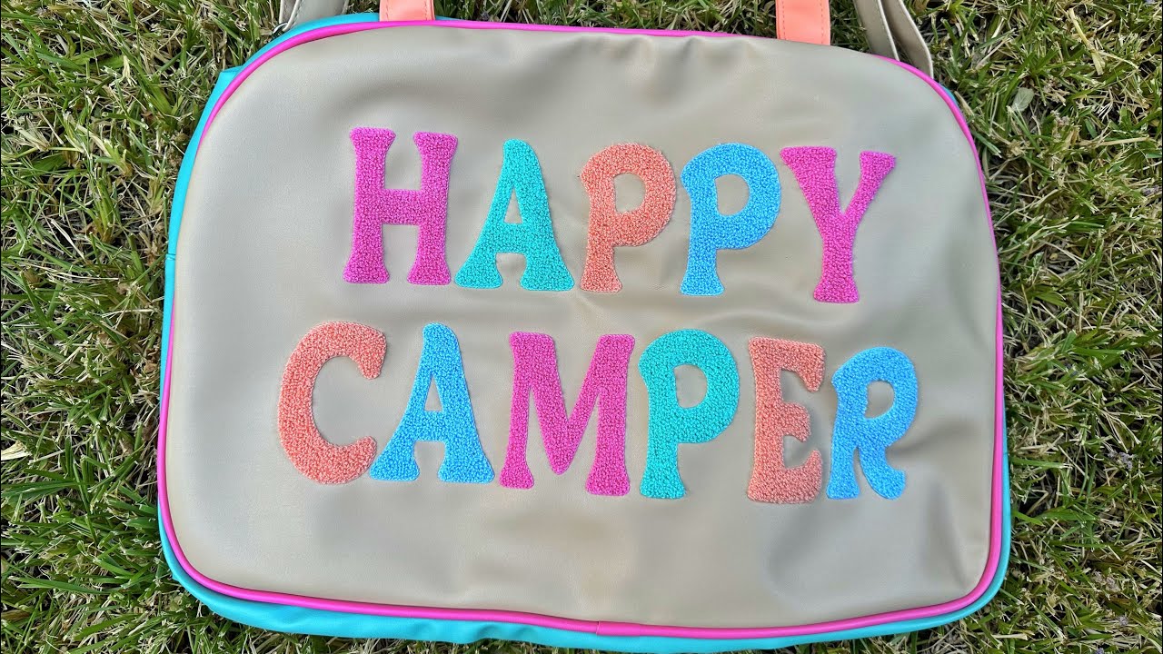 Jadelynn Brooke Happy Camper Duffel Bag Weekender Happy Camper Bag