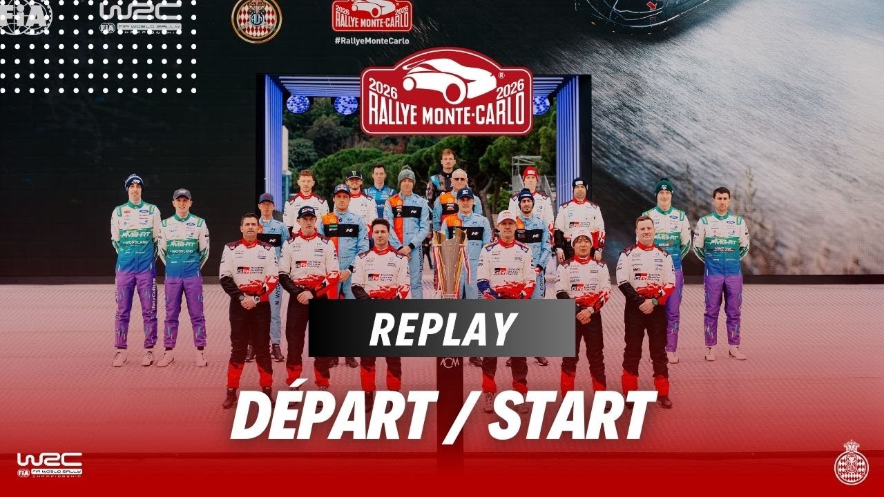 🛑 LIVE / DIRECT – Départ Officiel / Official Start | Rallye Monte-Carlo WRC 2026