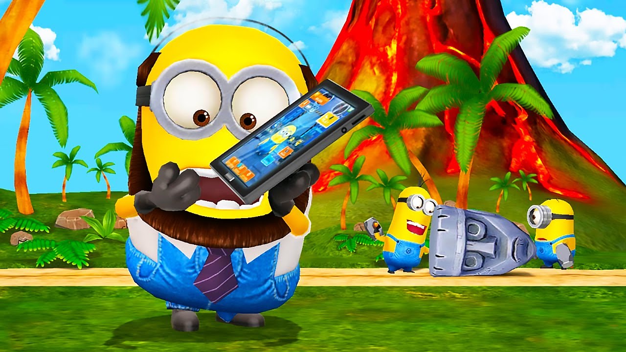 Grandpa Minion in Lvl 298 : Run 9000 Meters in Minion rush old Version