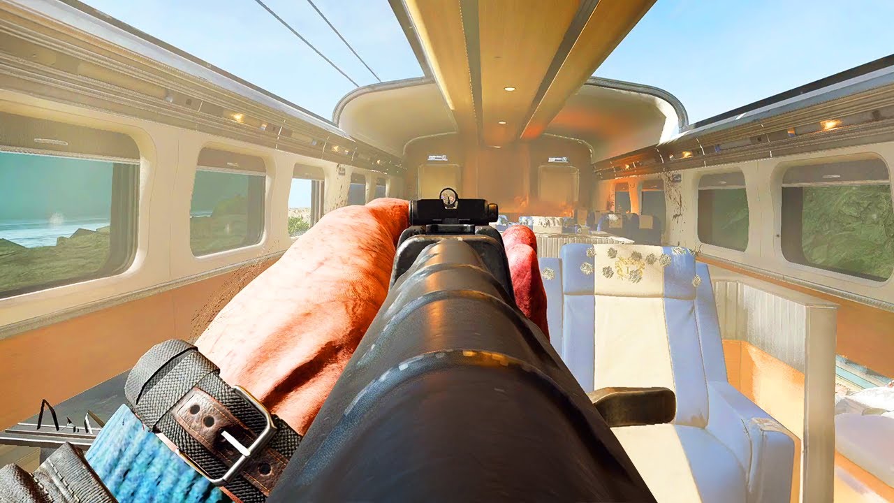 Iron Sight Sniping on a Bullet Train