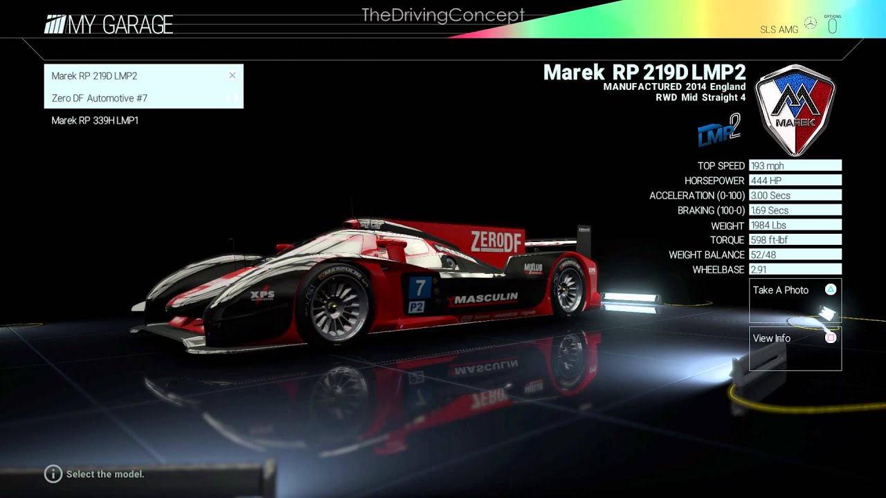 Project CARS - All Cars and Liveries List - PS4