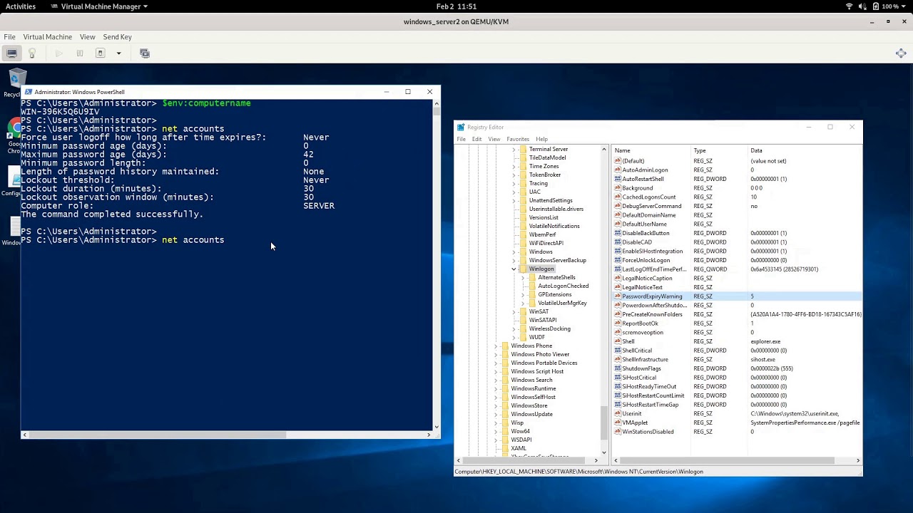 Windows Server 2016 Baseline Hardening using Ansible Tower