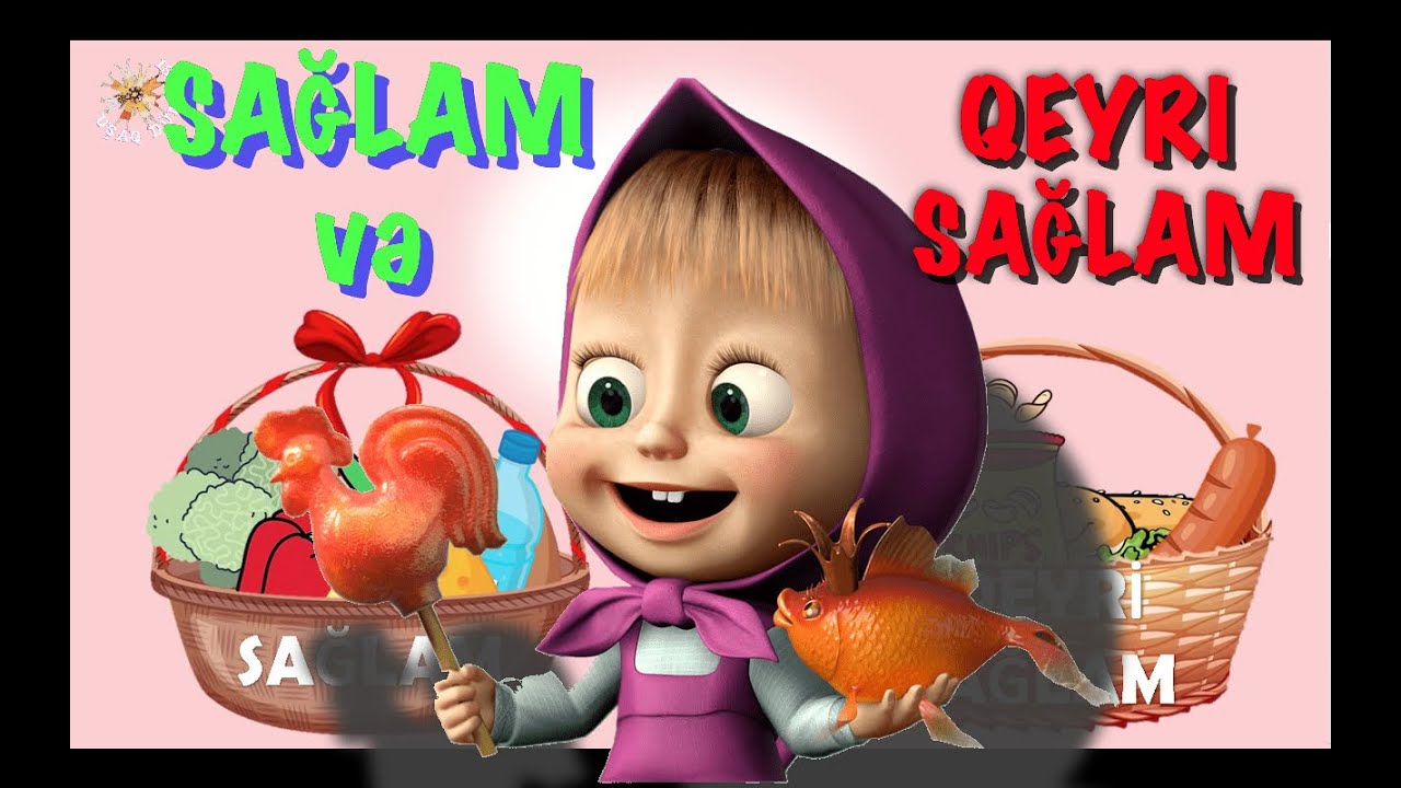Sağlam və Qeyri sağlam qidalar @usaqdunyasi