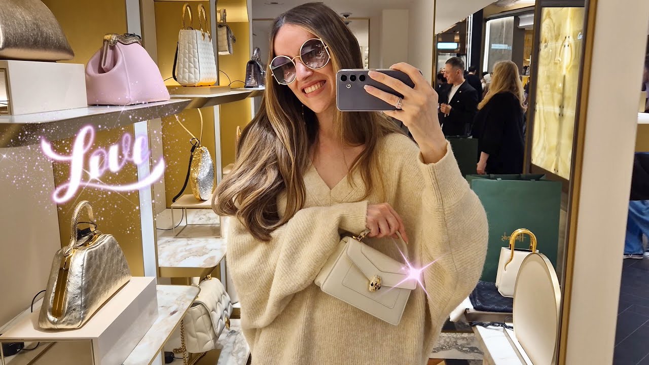 LONDON LUXURY SHOPPING VLOG | All new Spring & Summer Bags 🔥 Hermes Chanel LV Celine Gucci Fendi etc
