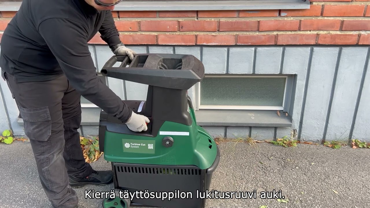 Oksasilppurin tukoksen avaaminen
