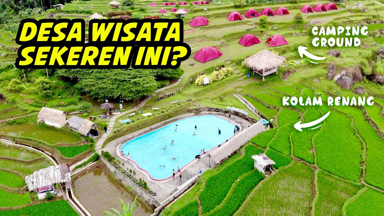 Desa Wisata Sukses di Banyumas, Kolam Renang Tengah Sawah | Pagubugan Melung