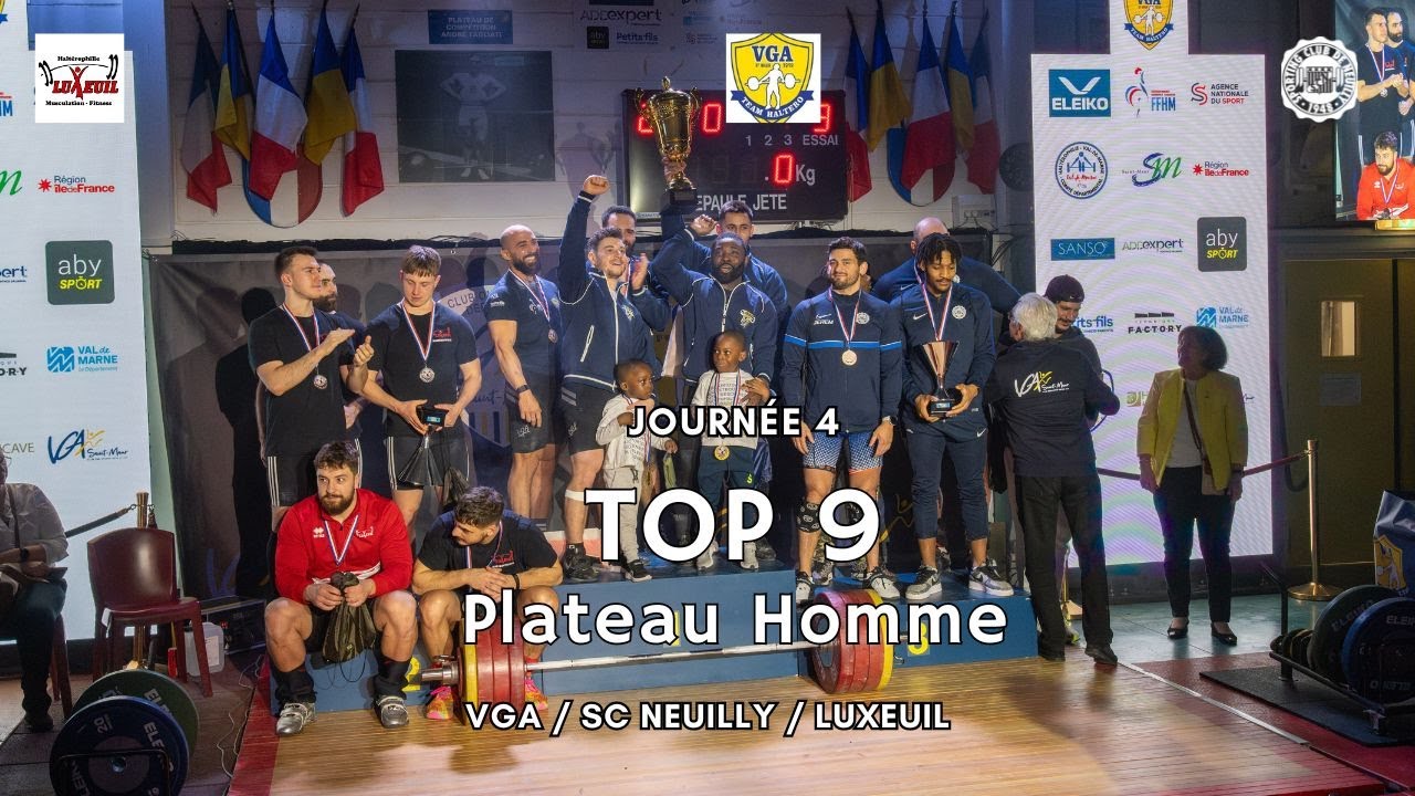 Haltérophilie Journée 4 2023/2024  TOP 9 - VGA - SC Neuilly - Luxeuil