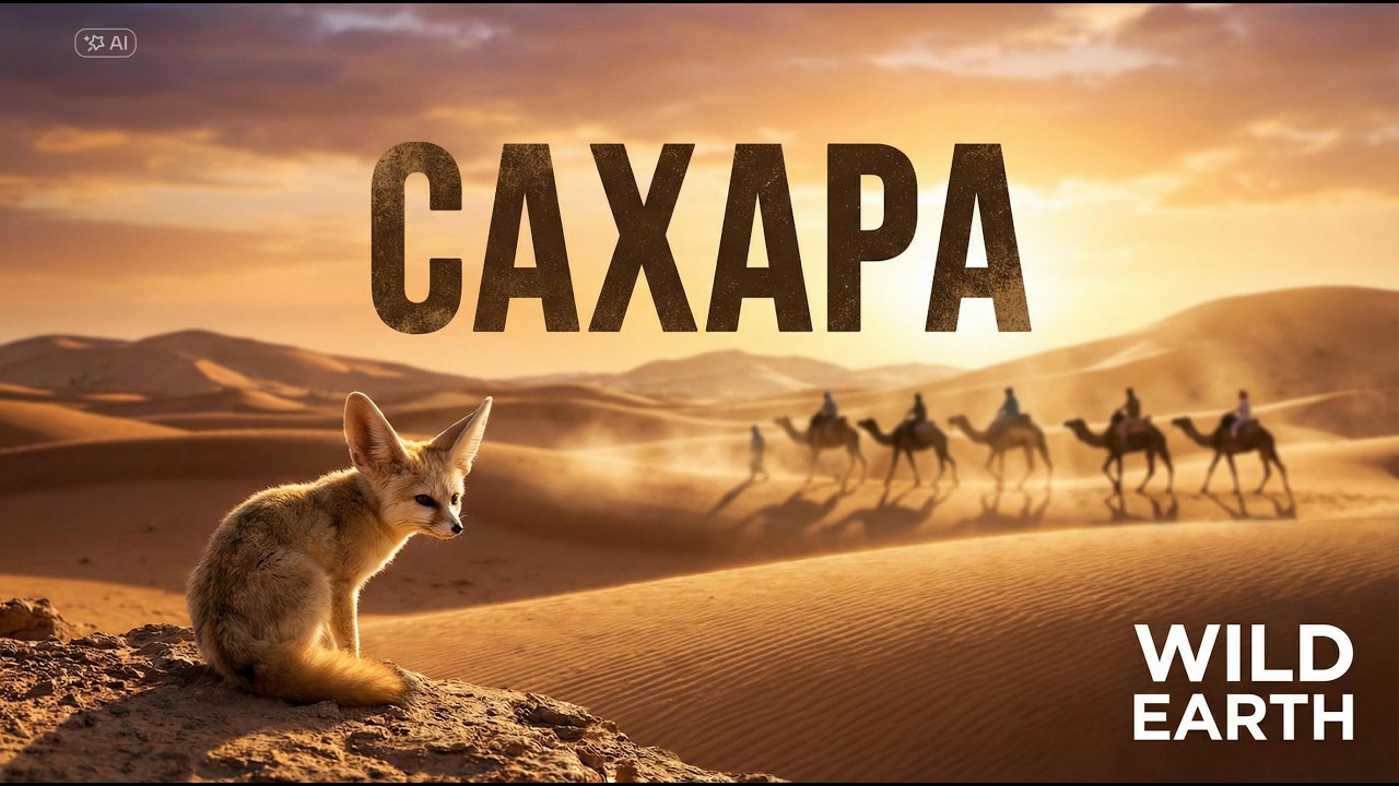 ДИКАЯ САХАРА. Жизнь пустыни 🐪 | WILD 🌍 EARTH | Документальный фильм о животных |