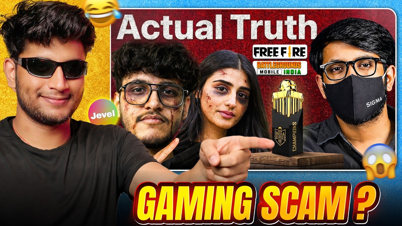 HE CALLED GAMING IS SCAM ? | 5000 CRORE SCAM |  JEVEL BGMI |