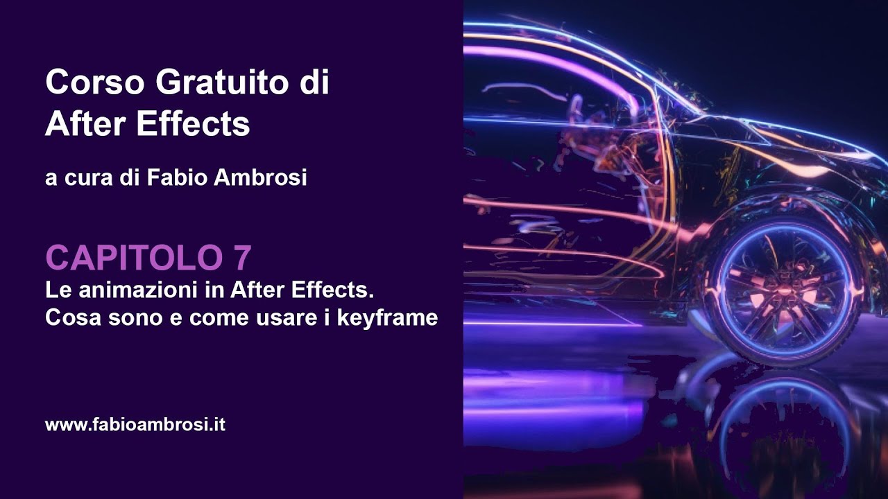 #07bis - Come creare animazione in After Effects