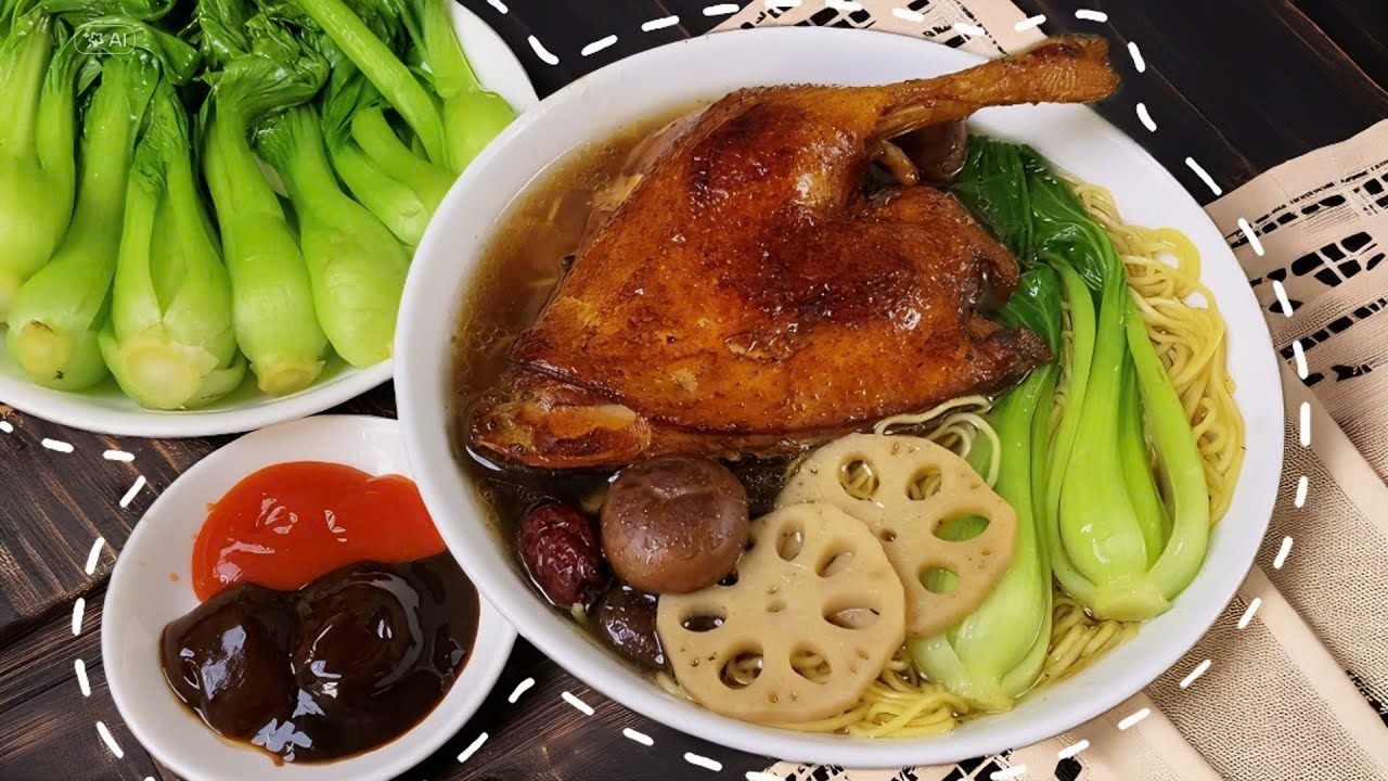 Bạn c&oacute; muốn biết nấu m&igrave; vịt tiềm ngon như n&agrave;y kh&ocirc;ng? Kh&aacute;m ph&aacute; ngay c&ocirc;ng thức n&agrave;y nh&eacute;.