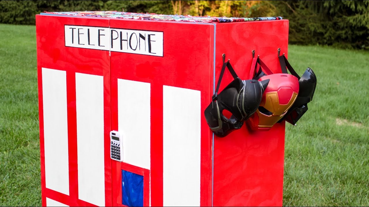 Secret Super Hero Costume Storage