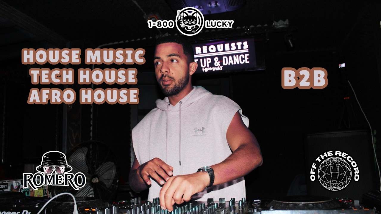 House Music, Tech House, Afro house music set @ 1-800 Lucky (February 16, 2026)  by ROMERO
