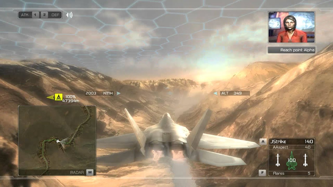 Tom Clancy's H.A.W.X. - F-22 Raptor - Mission 19 - Operation - Monarch - The Last Mission