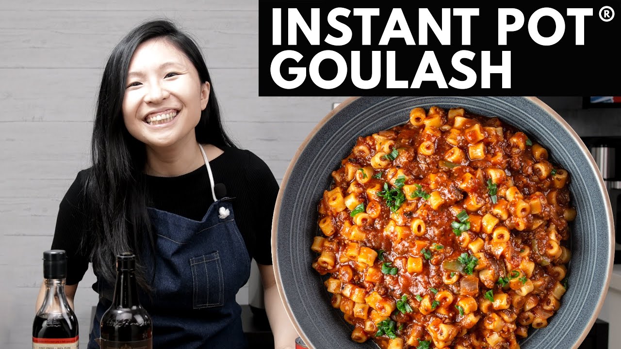 Instant Pot Goulash - Kid-Friendly, Pantry Ingredients | @Pressurecookrecipes