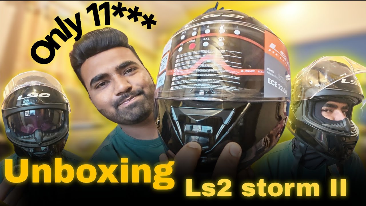 Unboxing My New Helmet Ls2 storm 2 | best helmet under 10000 -15000  | review & unboxing | #helmet 