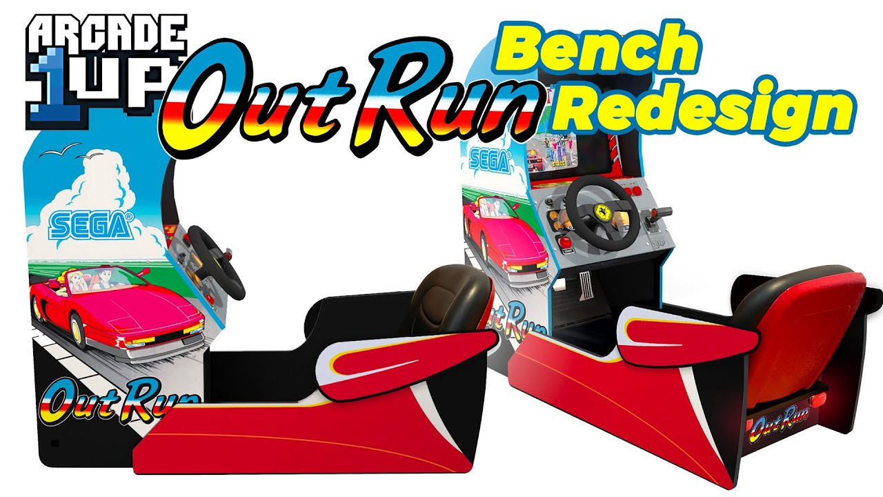 Arcade1Up Outrun Bench Redesign Mod