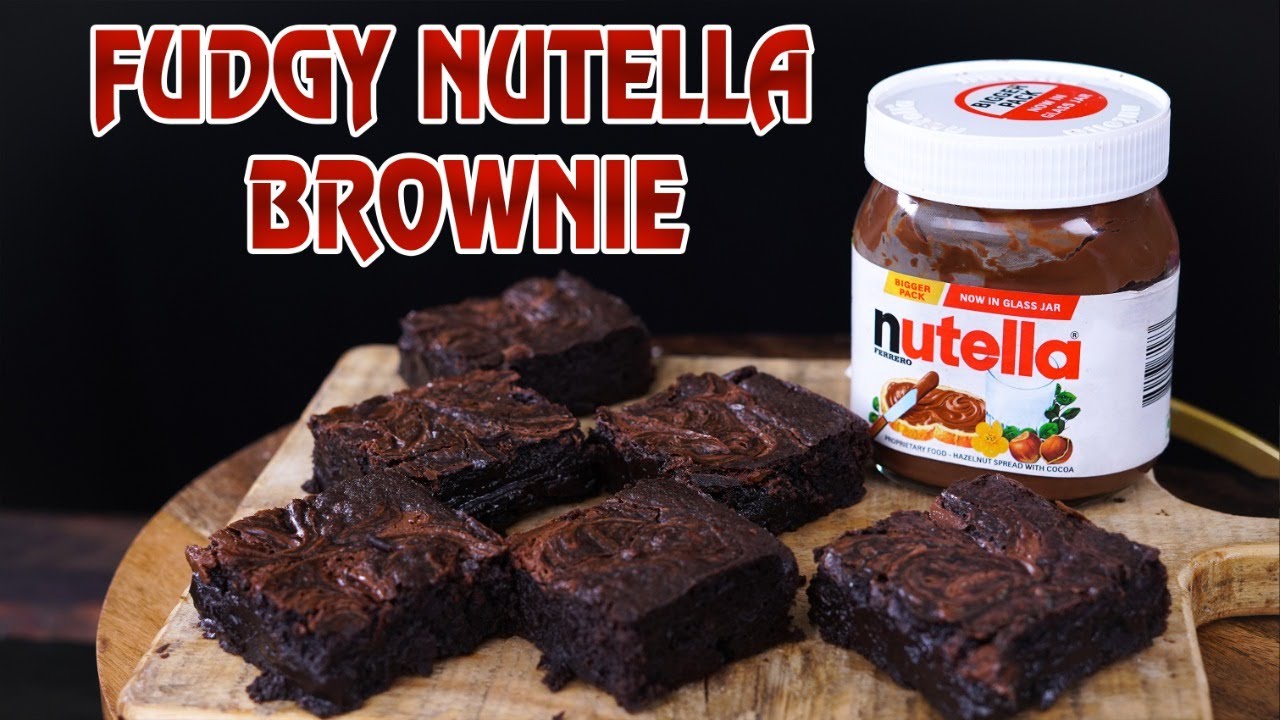 Рецепт брауни с шоколадной начинкой Nutella | Рецепт брауни | Кулинарный мастер-класс Om Sai | Си...
