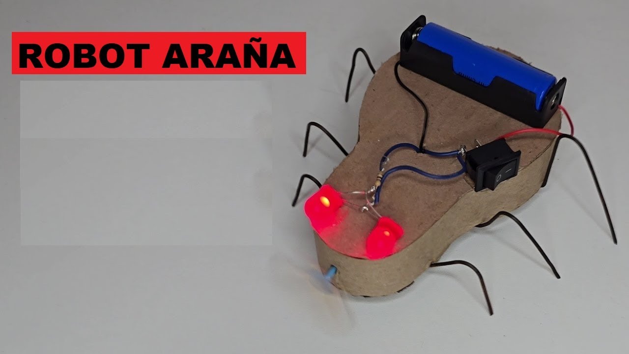 Como Hacer un Robot Araña Casero