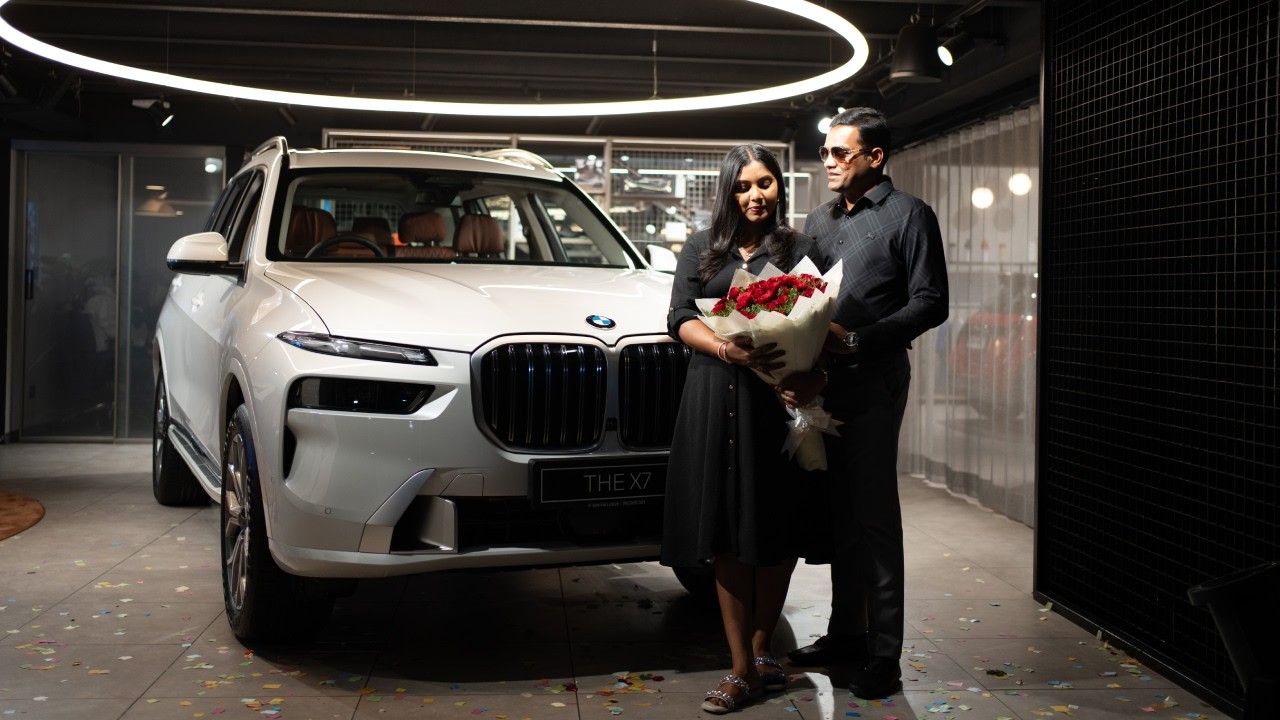 Congratulations to Mrs. Sumana Shankar and family on driving home the extraordinary BMW X7