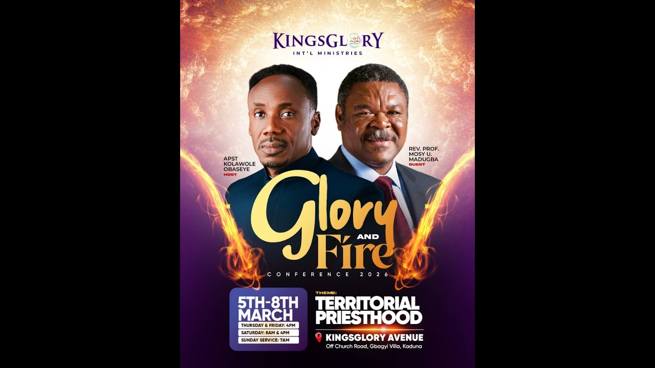 JESUS, OUR GLOBAL PRIESTHOOD || PROF. MOSY MADUGBA | GLORY AND FIRE CONFERENCE 2026