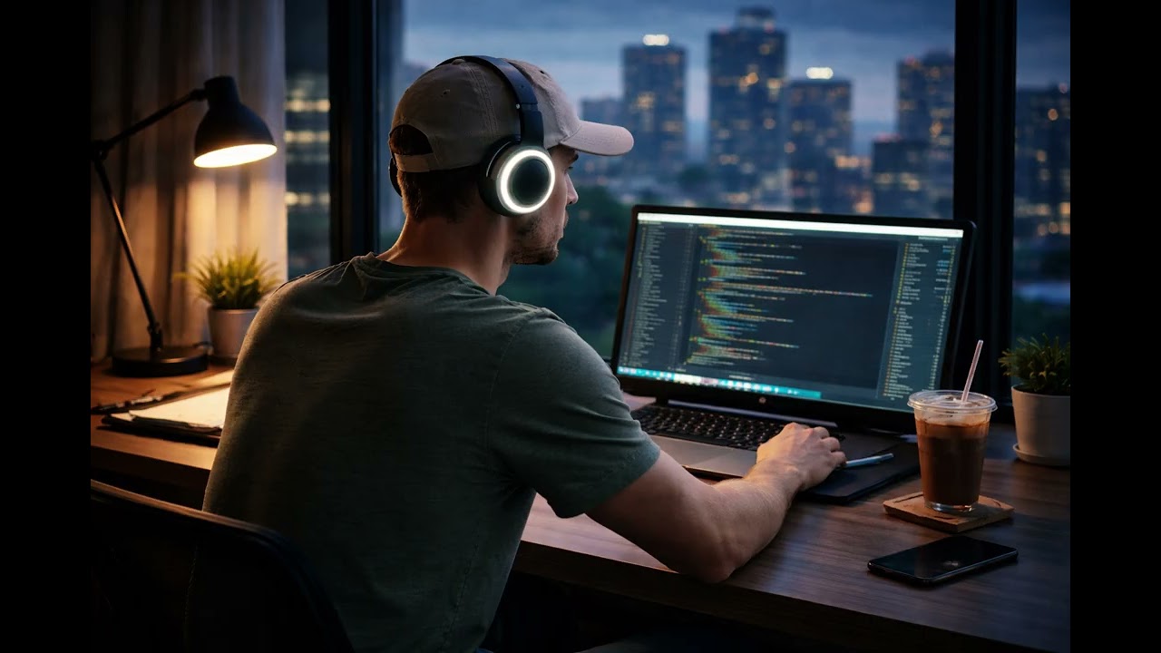 Deep Focus Music for Night-Time Study (1 Hour)