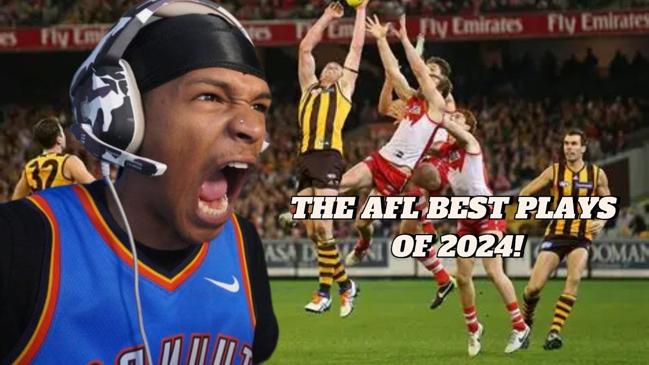 Paco Luciano reacts to AFL best plays of 2024!