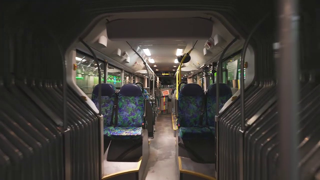 Sweden, Stockholm, bus 173 ride from Älvsjö to Kungens kurva