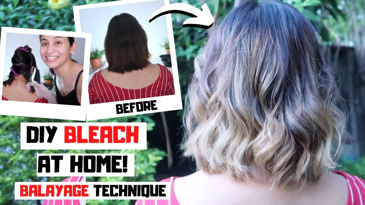 DIY BLEACH AT HOME | AFFORDABLE BLONDE BALAYAGE AT HOME | Lolly Isabel