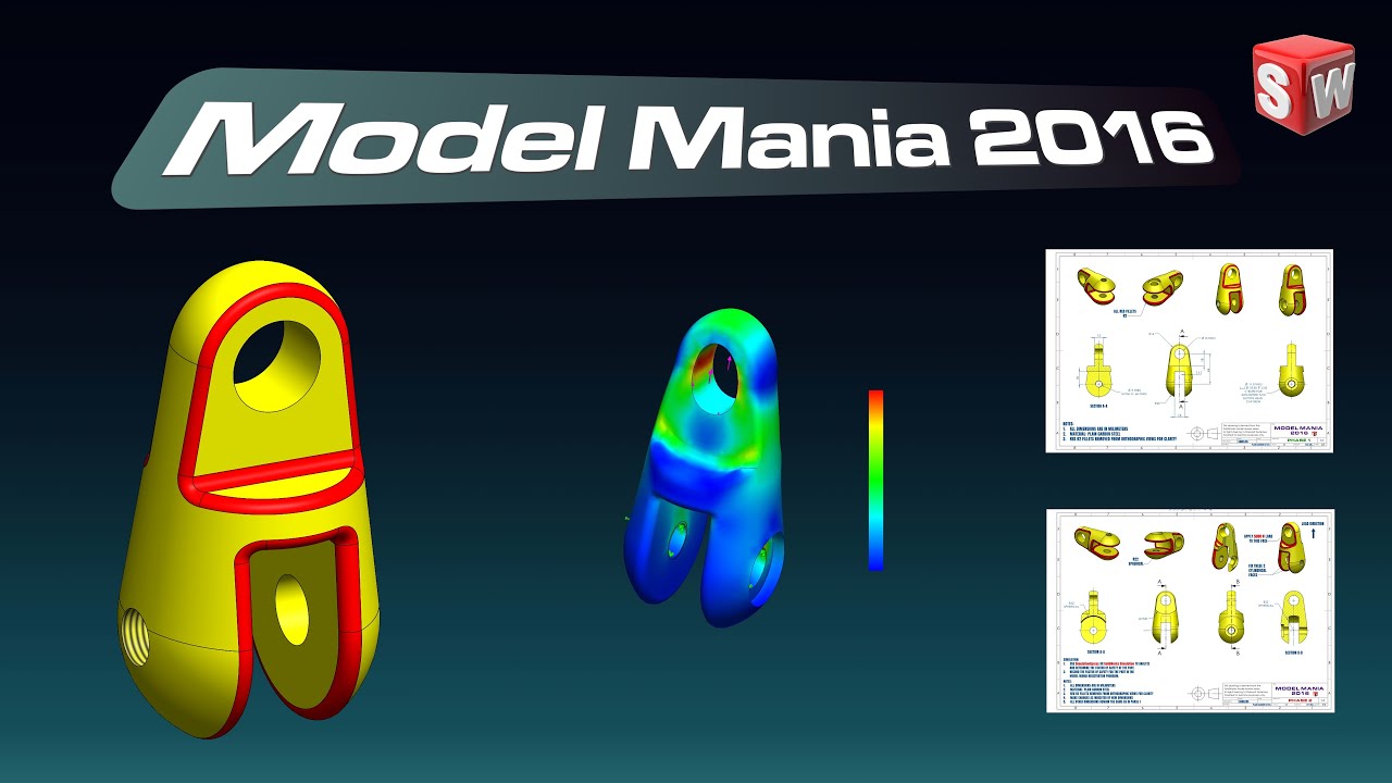 SolidWorks Model Mania 2016 | Remastered Tutorial