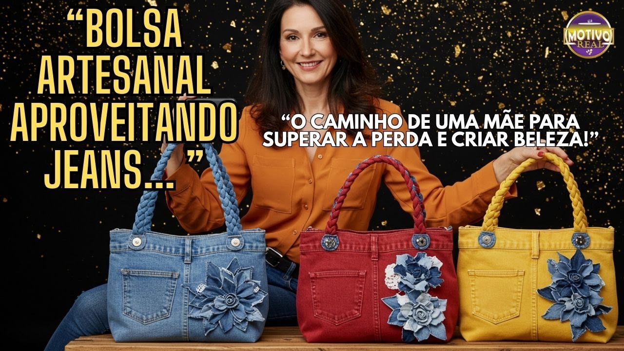Bolsa Artesanal Aproveitando Jeans: Descubra como transformar jeans em arte lucrativa.