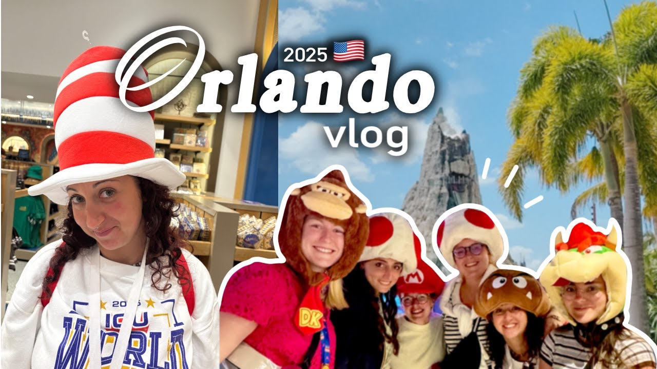 Orlando vlog⎟Avril 2025 - Jour 1! ☀️🌴 Volcano Bay + Universal City Walk