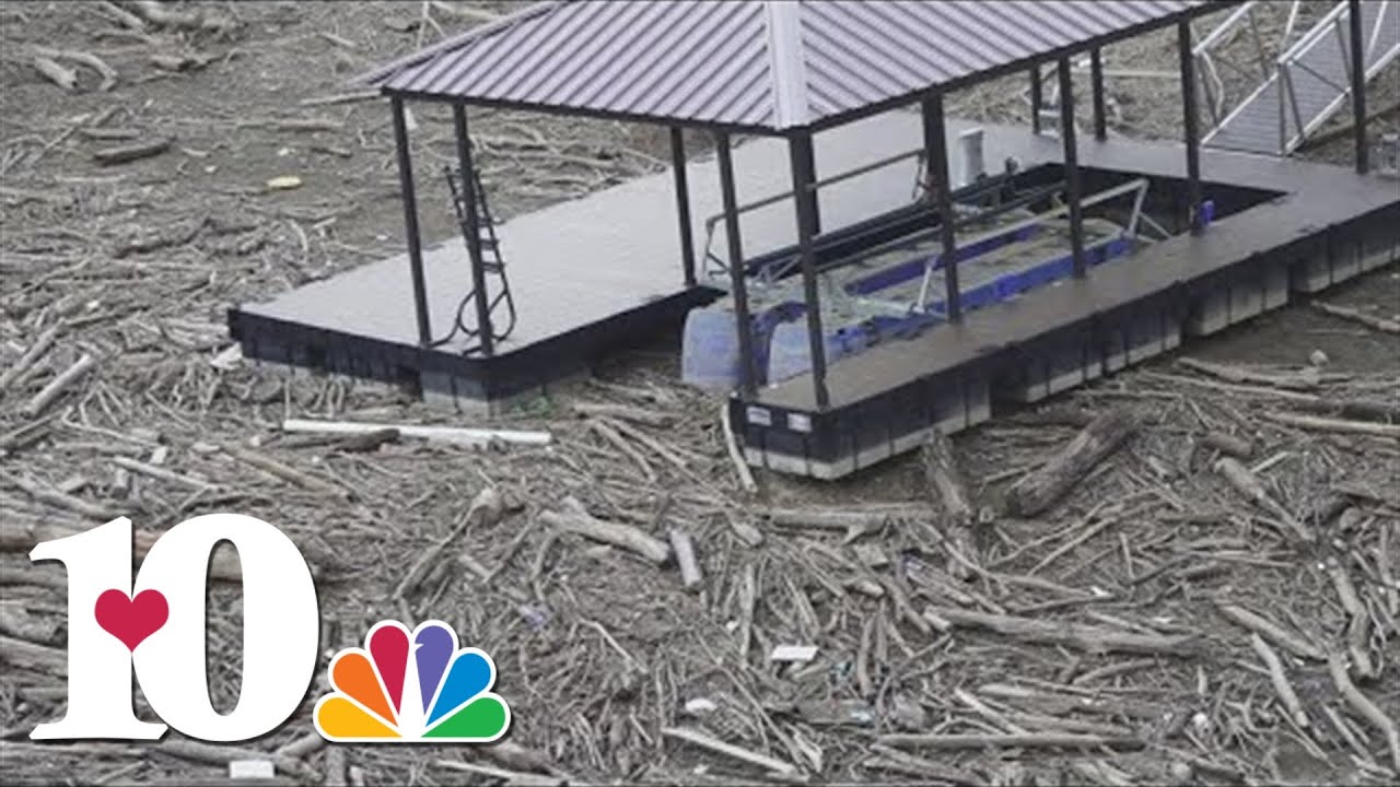 Hurricane Helene's destruction still visible on Douglas Lake as residents await cleanup guidance